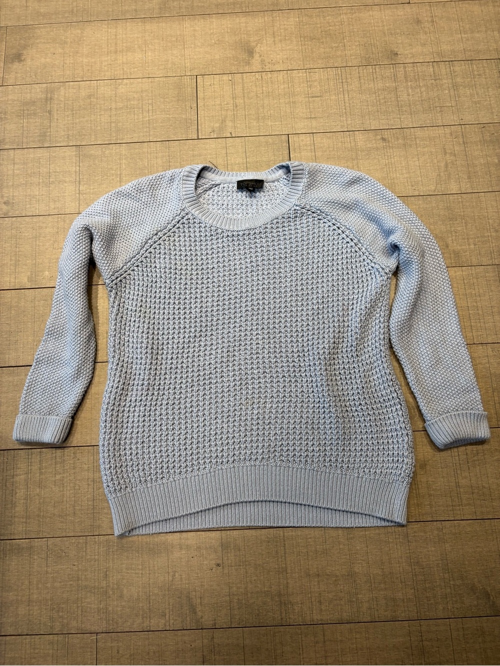 🎀3/$30🎀Topshop Light Blue Knit Crewneck Sweater